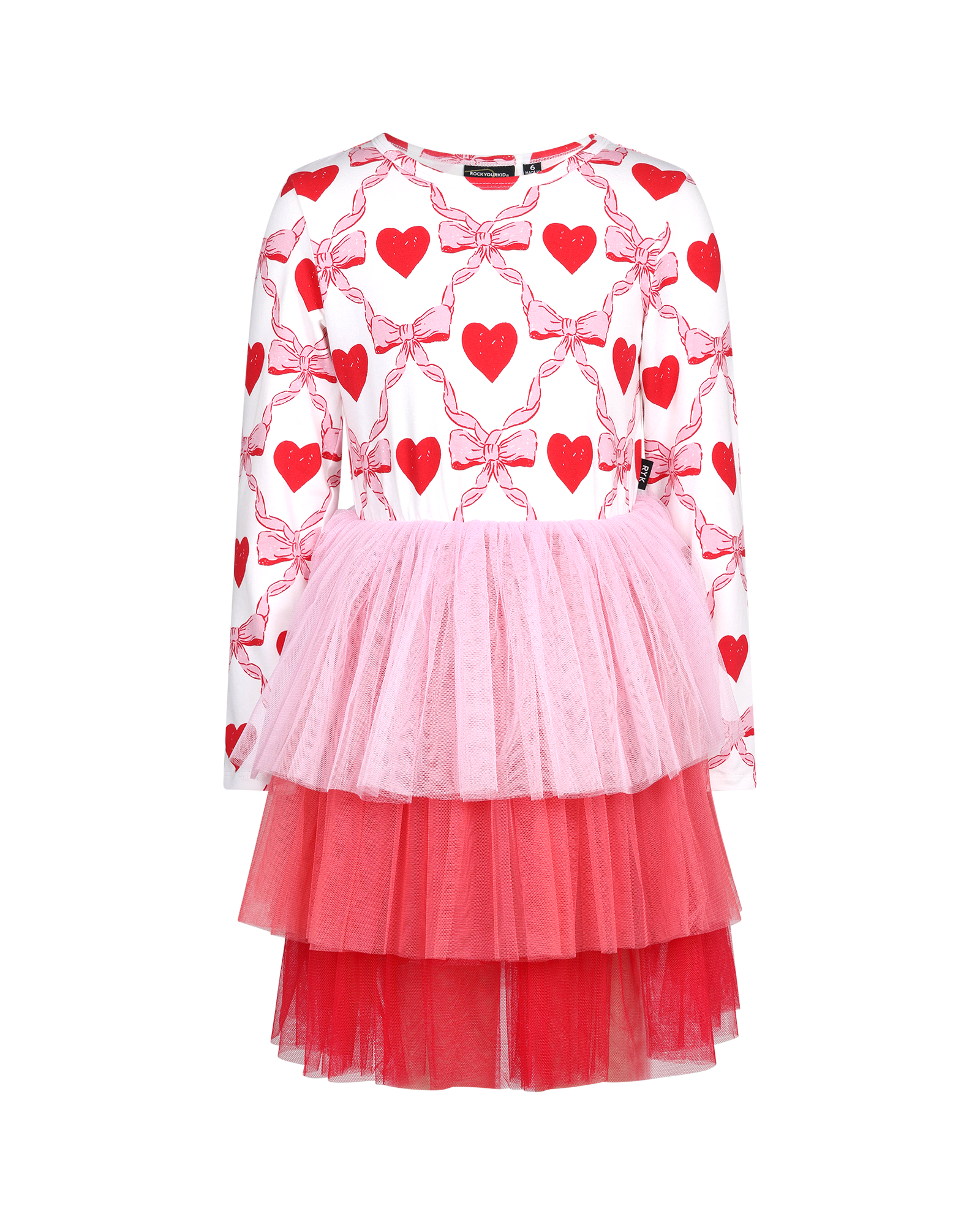 WILD AT HEART LONG SLEEVE CIRCUS TIERED DRESS | Rock Your Baby