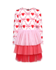 WILD AT HEART LONG SLEEVE CIRCUS TIERED DRESS