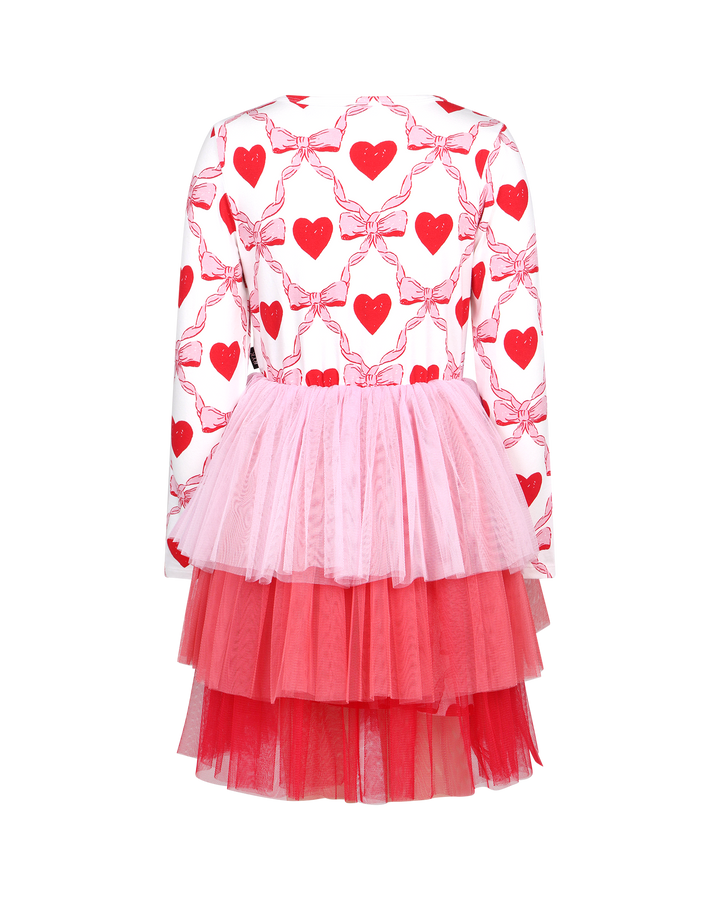 WILD AT HEART LONG SLEEVE CIRCUS TIERED DRESS