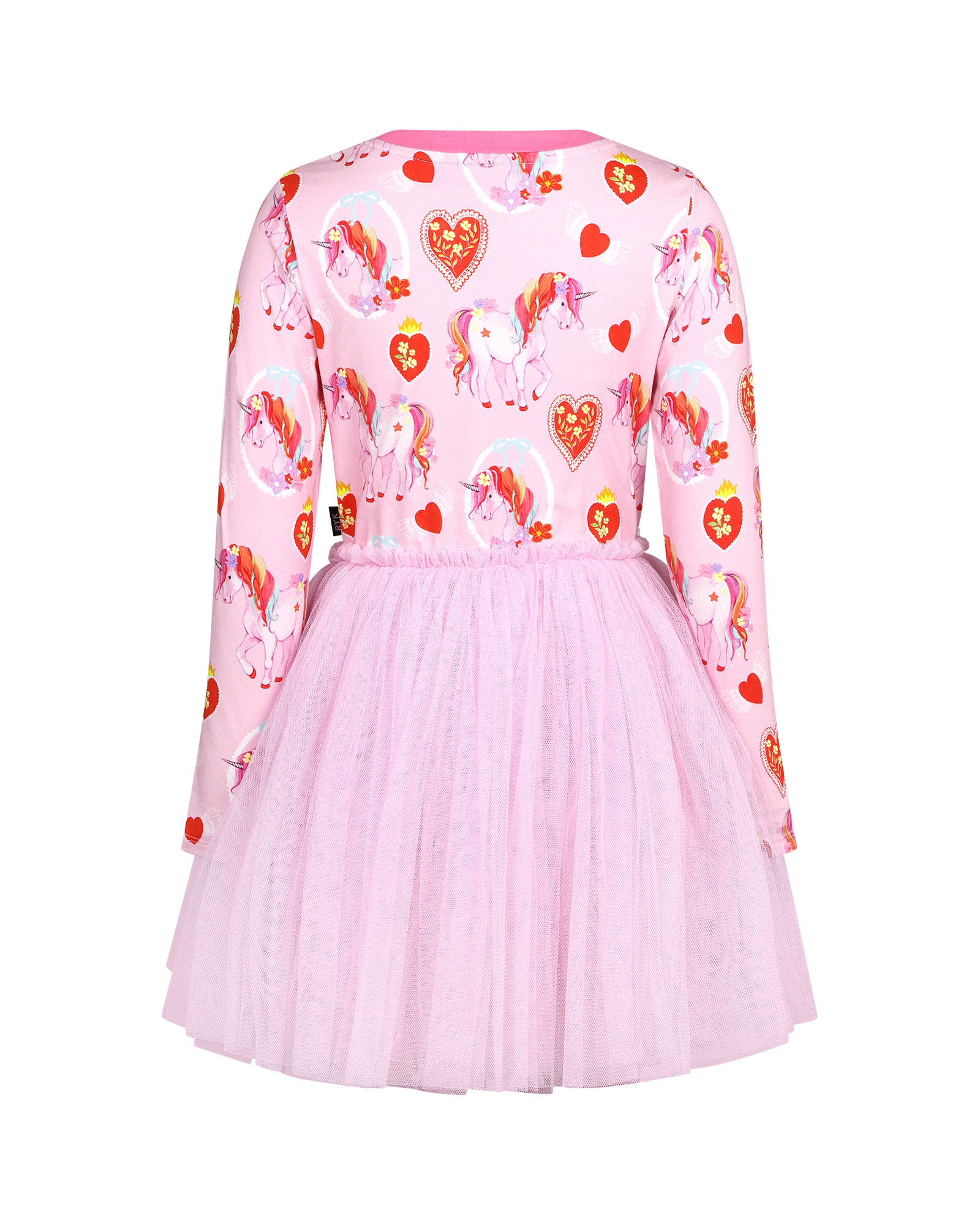 UNICORN HEARTS LONG SLEEVE DANCE DRESS
