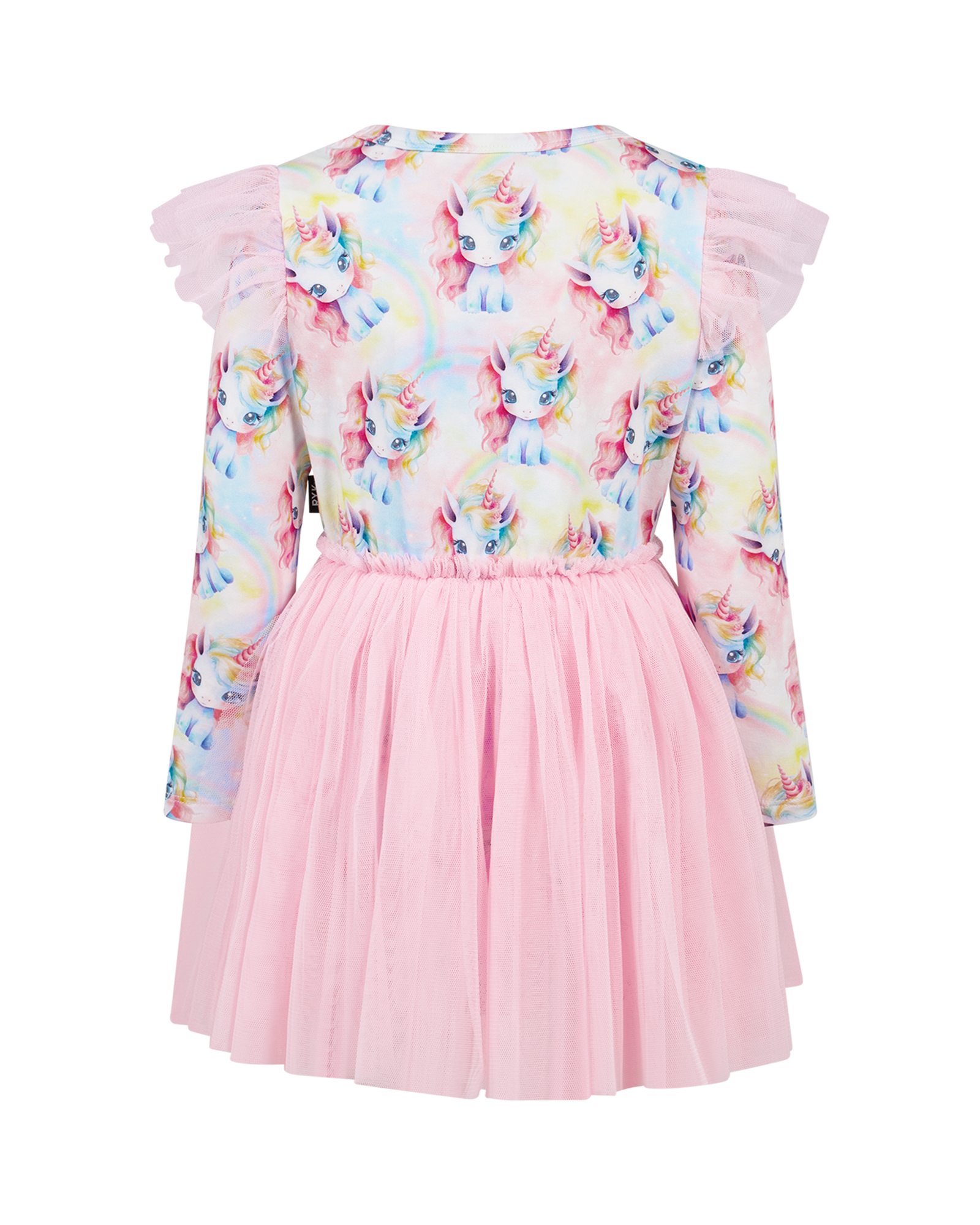 UNICORN PONY LONG SLEEVE CIRCUS FRILL DRESS