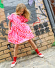 HEART BEAT FLUTTER DRESS