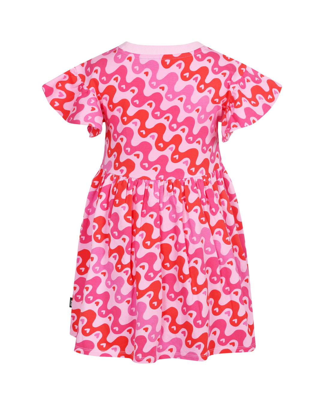 HEART BEAT FLUTTER DRESS