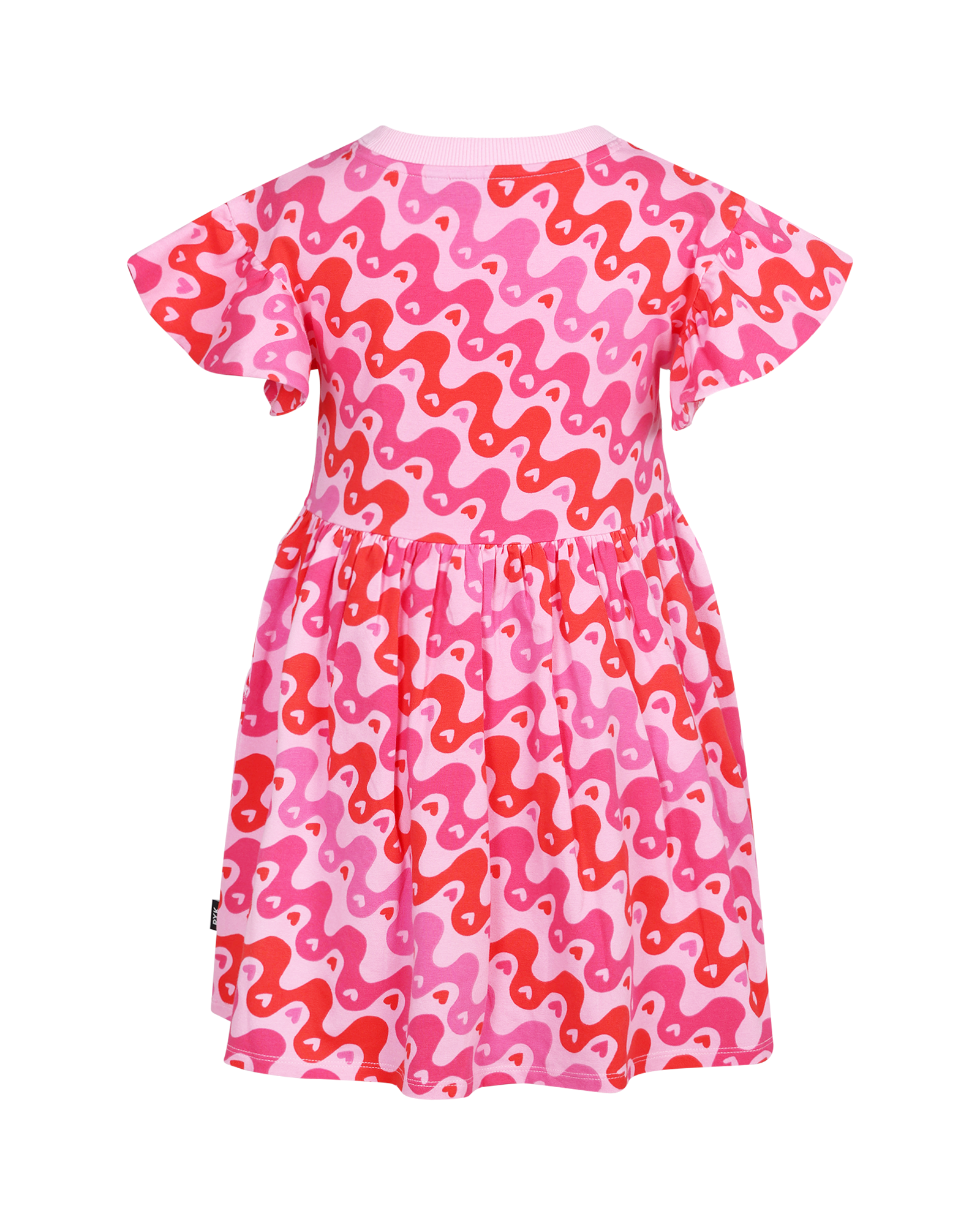 HEART BEAT FLUTTER DRESS