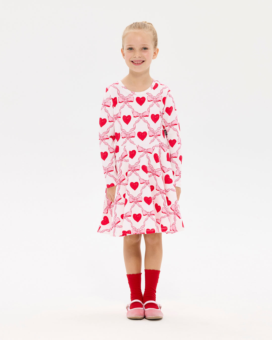 WILD AT HEART LONG SLEEVE WAISTED DRESS