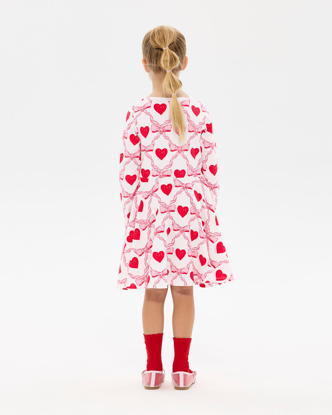WILD AT HEART LONG SLEEVE WAISTED DRESS
