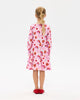 UNICORN HEARTS LONG SLEEVE WAISTED DRESS