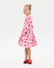 UNICORN HEARTS LONG SLEEVE WAISTED DRESS