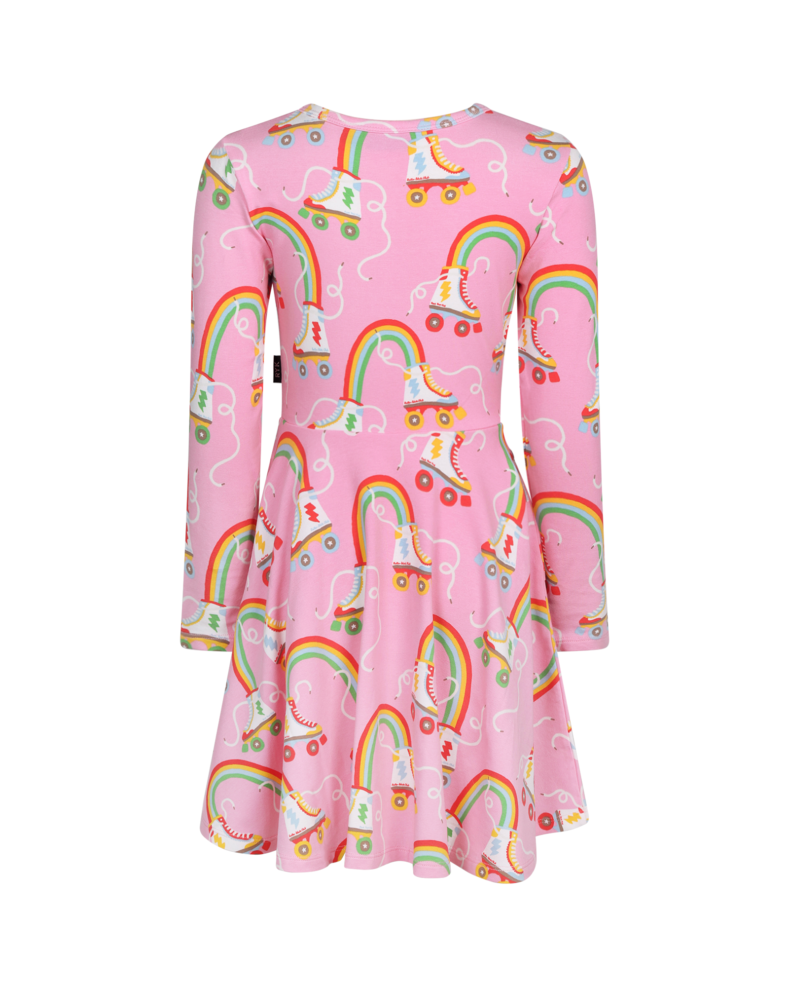 LET THE GOOD TIMES ROLL LONG SLEEVE WAISTED DRESS