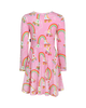 LET THE GOOD TIMES ROLL LONG SLEEVE WAISTED DRESS