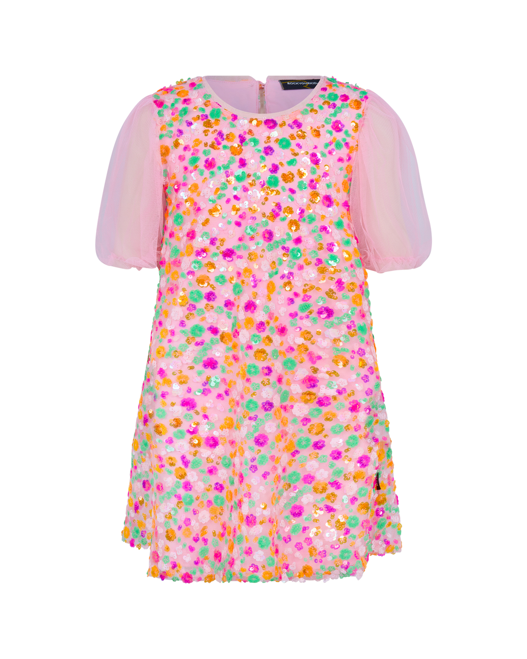 SEQUIN FELICITY DRESS IN RAINBOW