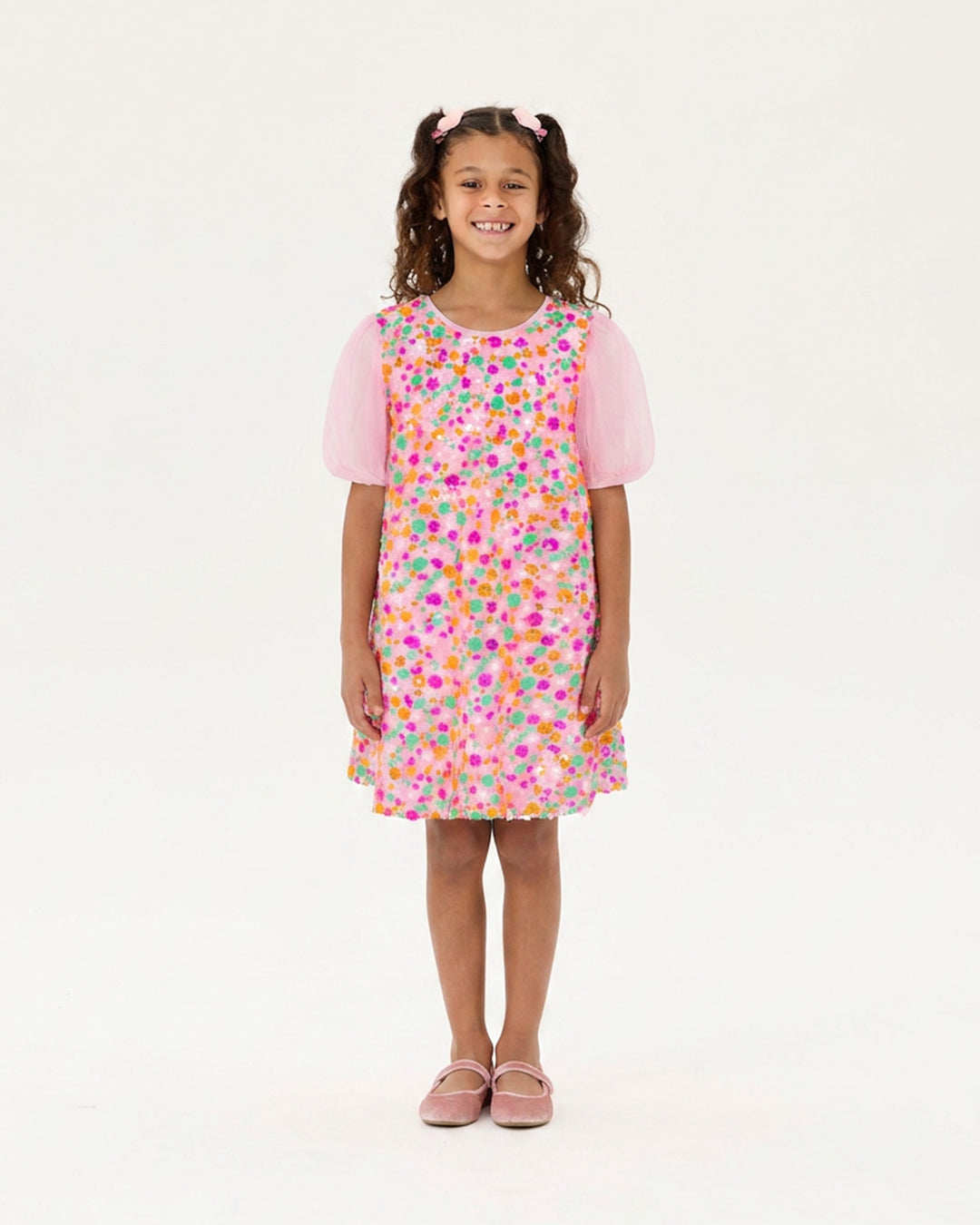 SEQUIN FELICITY DRESS IN RAINBOW | Rock Your Baby