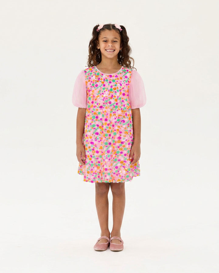SEQUIN FELICITY DRESS IN RAINBOW | Rock Your Baby