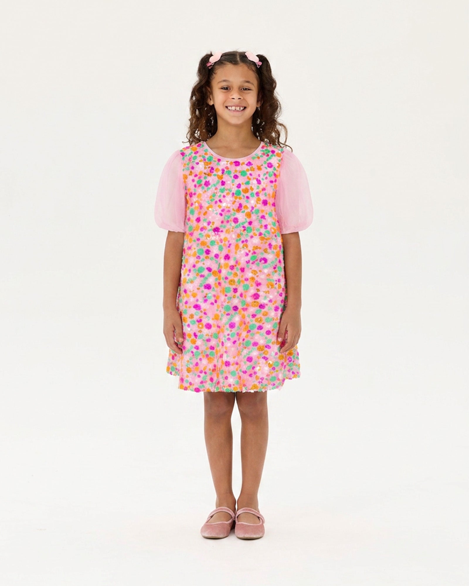 SEQUIN FELICITY DRESS IN RAINBOW | Rock Your Baby