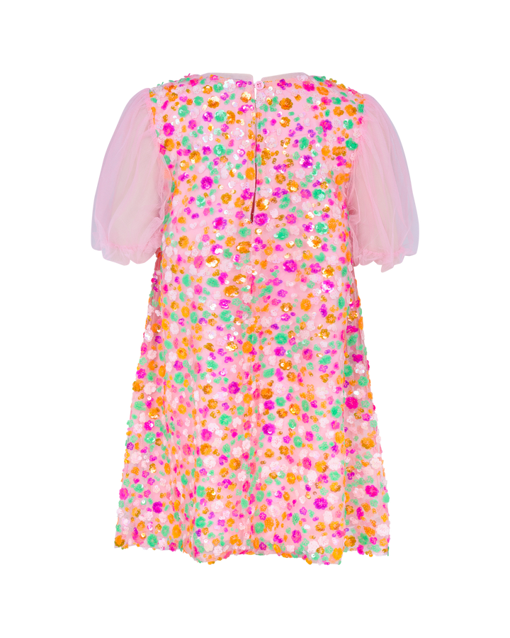 SEQUIN FELICITY DRESS IN RAINBOW