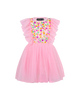 SEQUIN TULLE BELLAMY DRESS IN RAINBOW