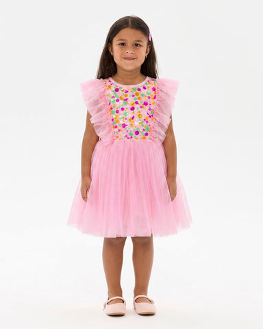 SEQUIN TULLE BELLAMY DRESS IN RAINBOW | Rock Your Baby
