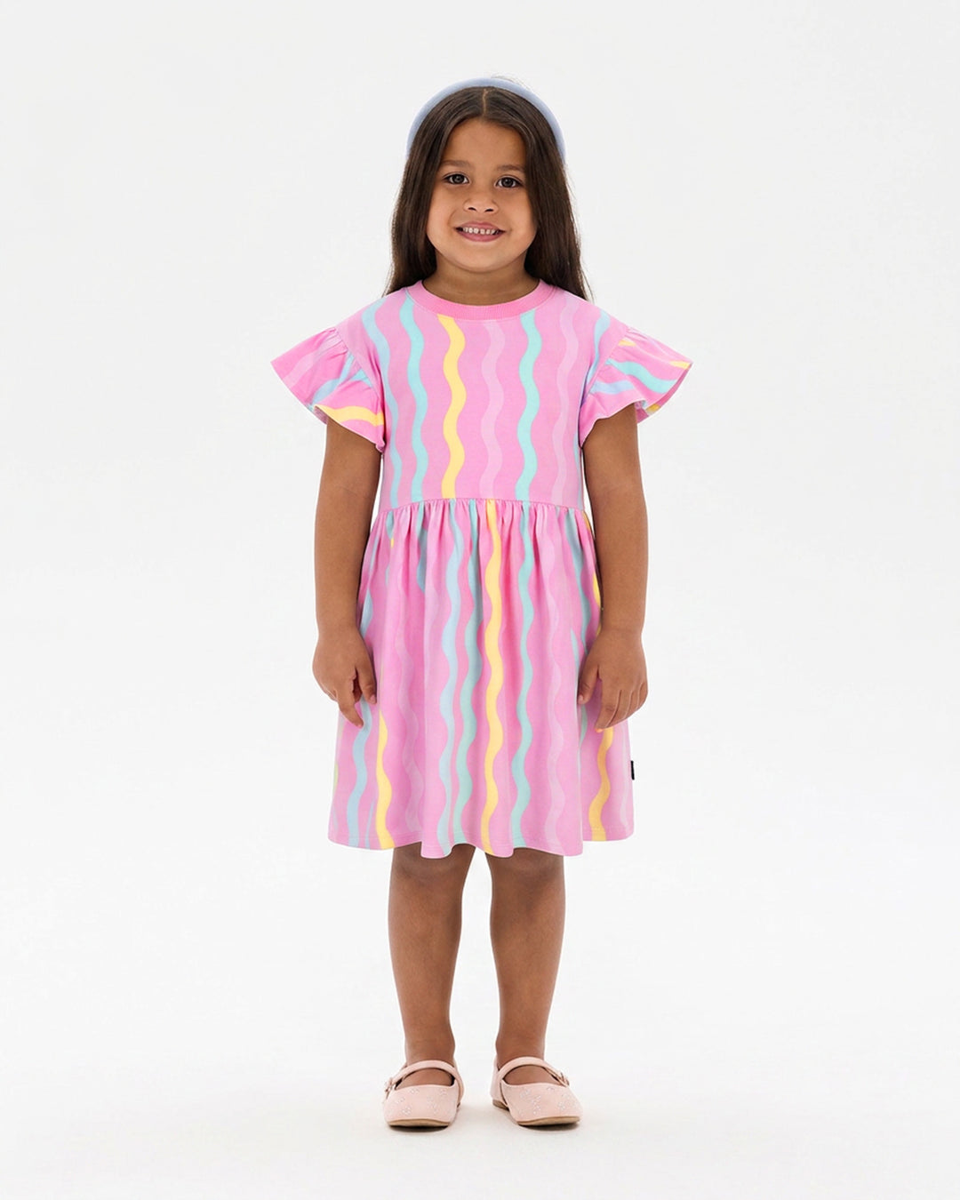 CANDY STRIPE FLEUR DRESS | Rock Your Baby