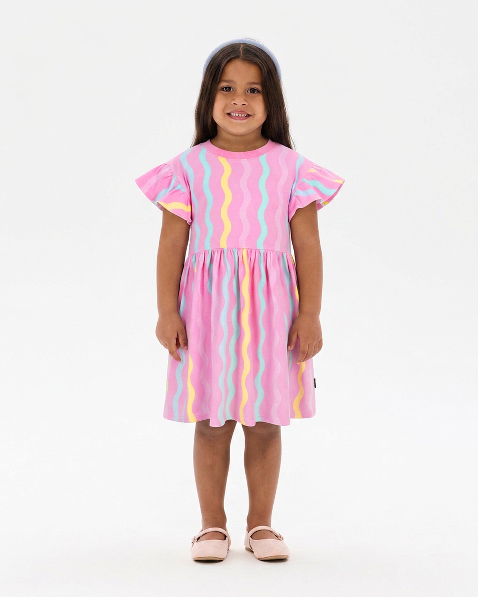 CANDY STRIPE FLEUR DRESS | Rock Your Baby