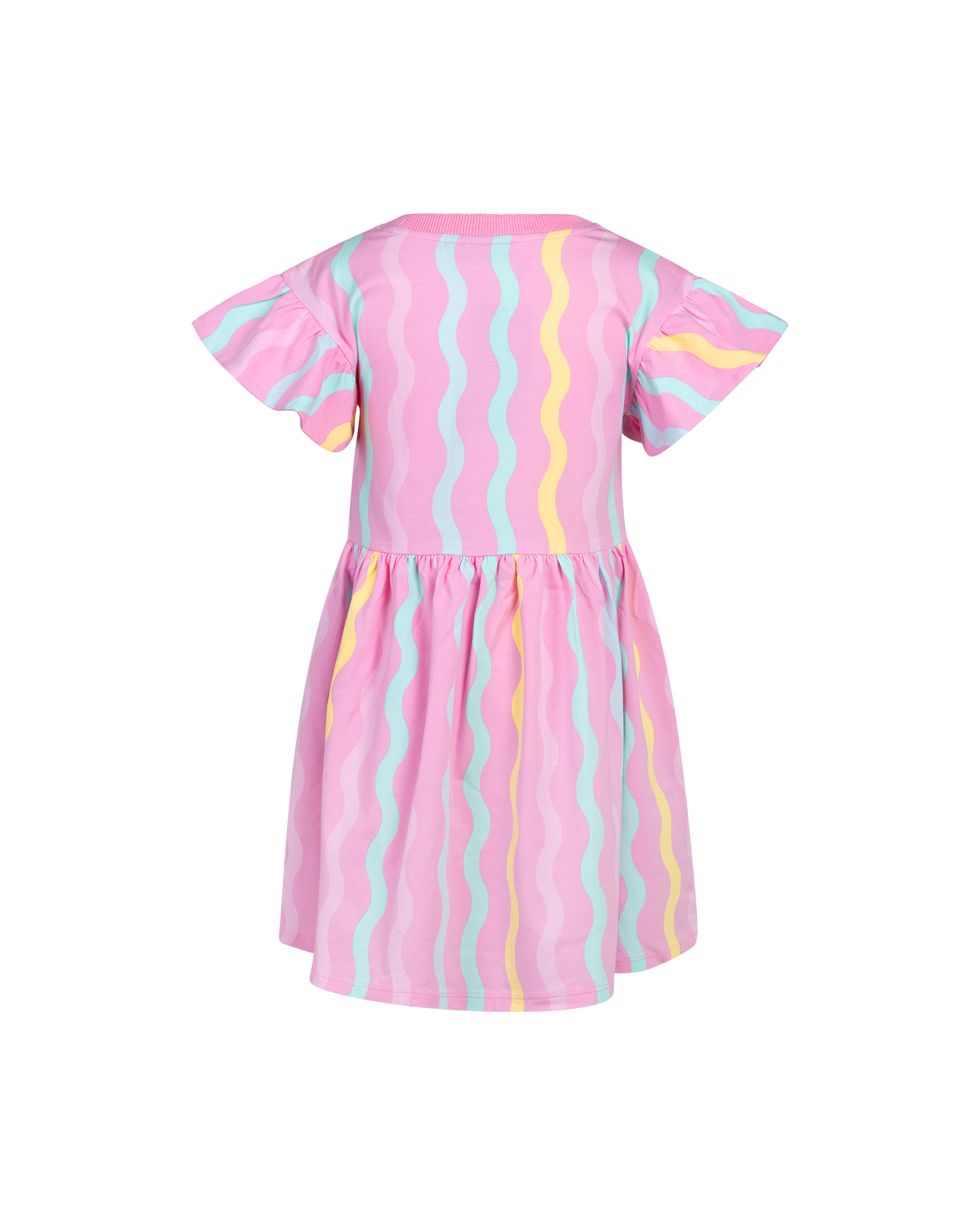 CANDY STRIPE FLEUR DRESS