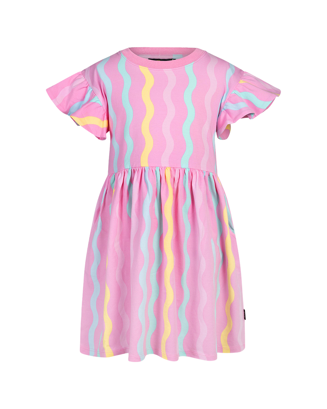 CANDY STRIPE FLEUR DRESS