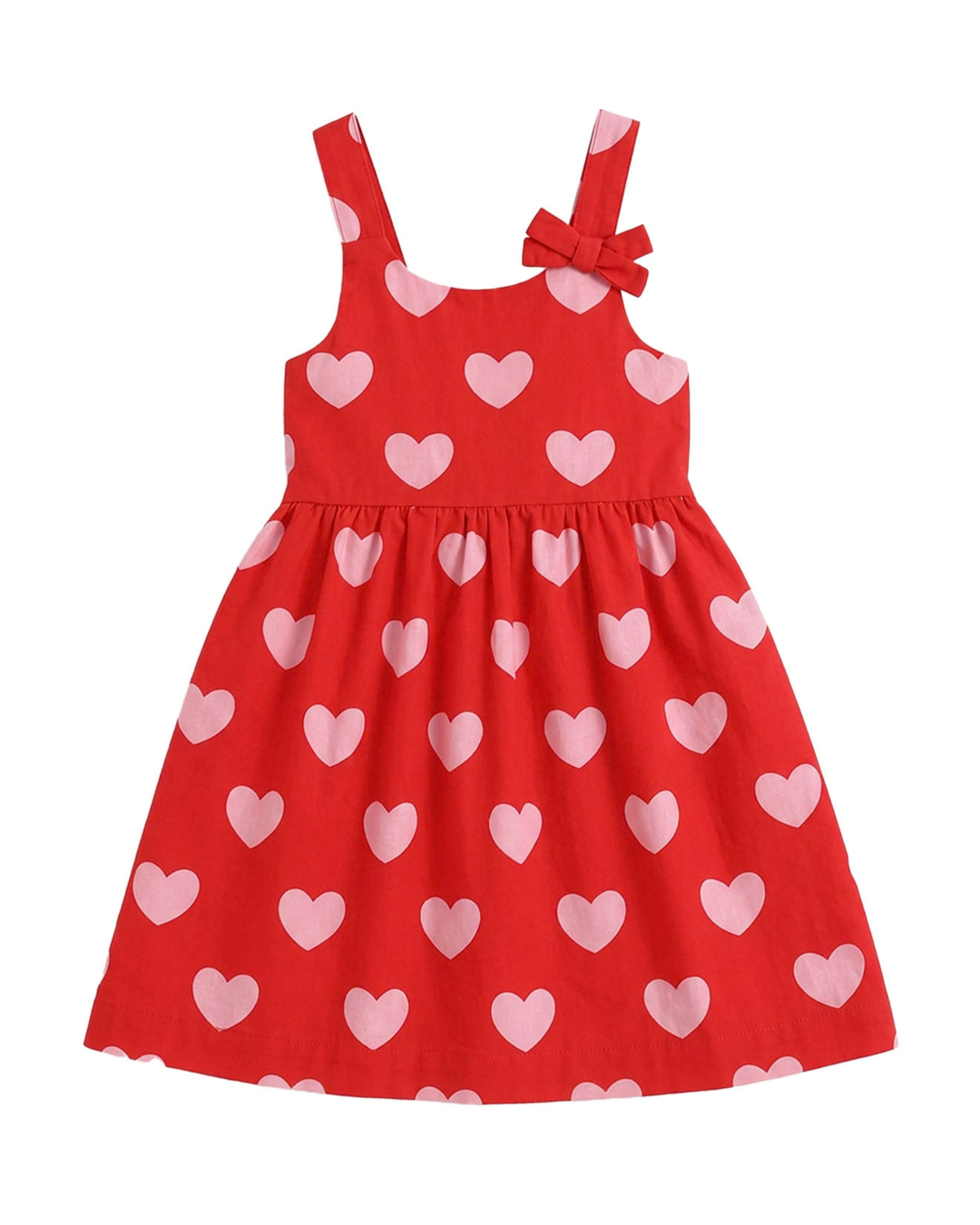 BELINDA BOW DRESS IN RED
