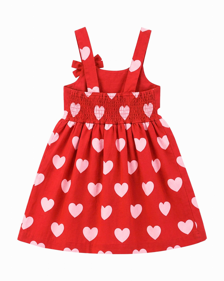 BELINDA BOW DRESS IN RED
