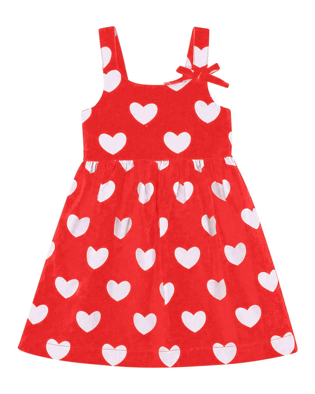 BELINDA BOW DRESS IN RED