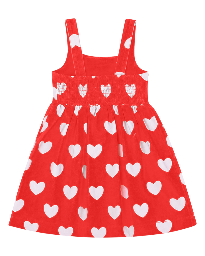 BELINDA BOW DRESS IN RED