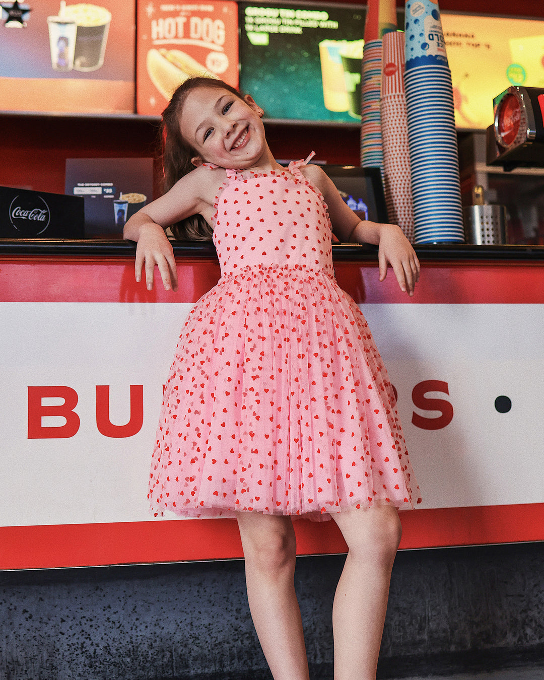 VALENTINA DRESS IN SWEET BLUSH