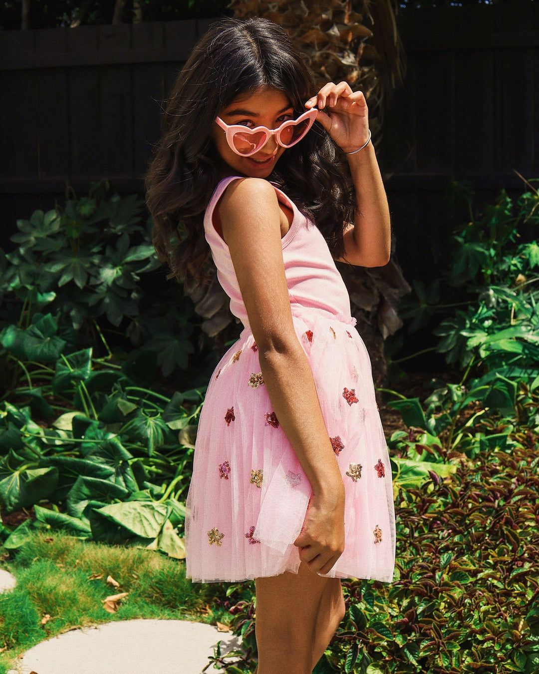 SIENNA DRESS IN SOFT PINK