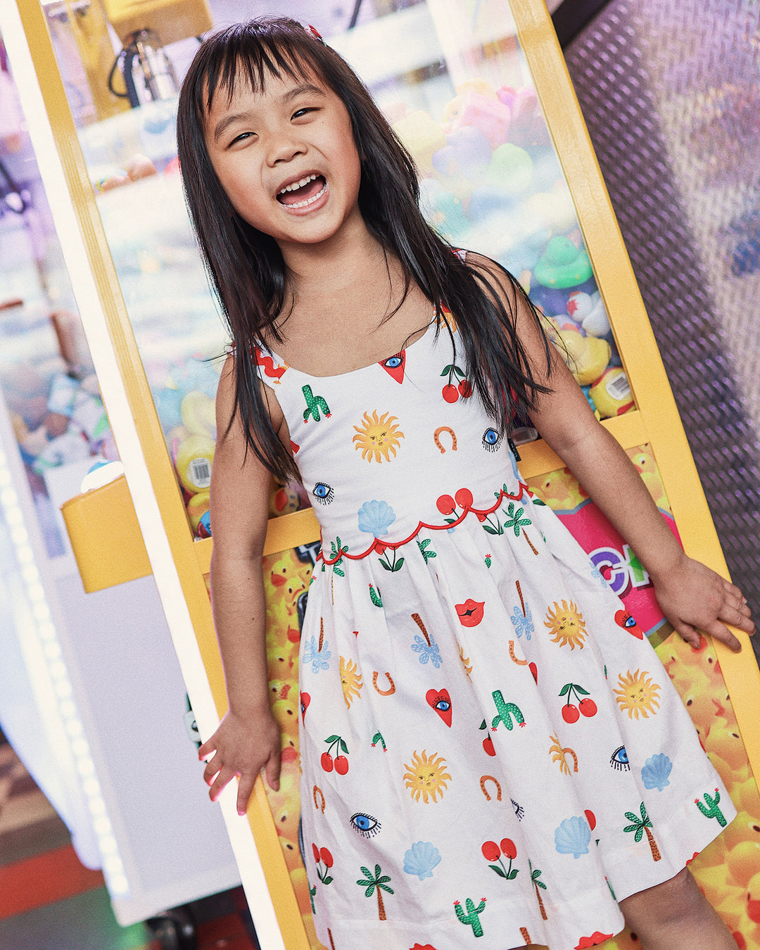 WINONA DRESS IN EGGSHELL