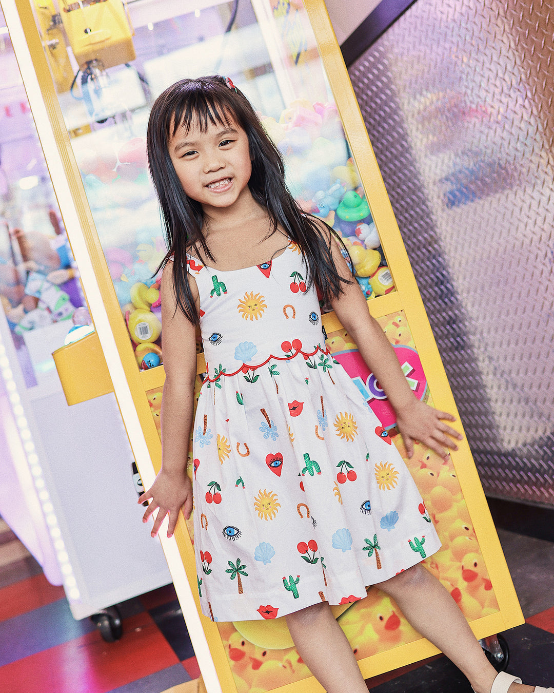 WINONA DRESS IN EGGSHELL