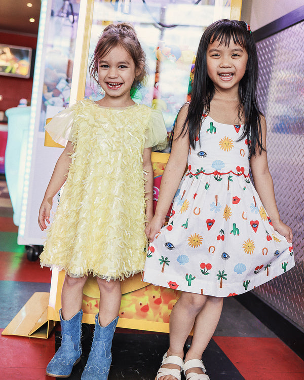 EVA DRESS IN BUTTER