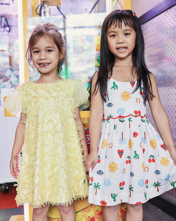 EVA DRESS IN BUTTER
