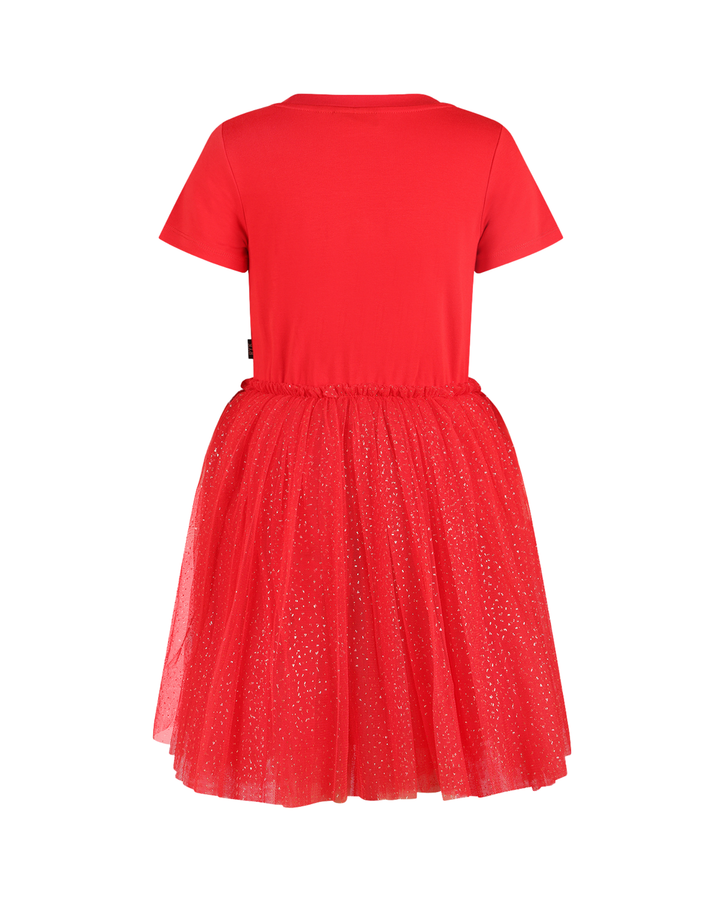 JOY DRESS IN HOLIDAY RED