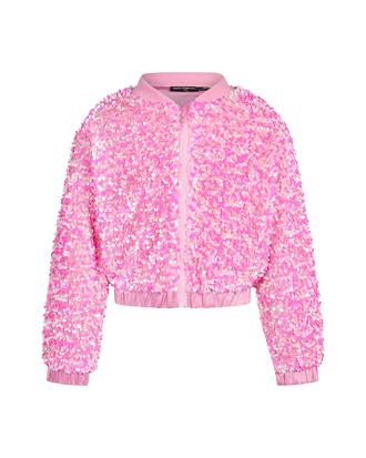 GOOD TIMES GLITZY BOMBER JACKET