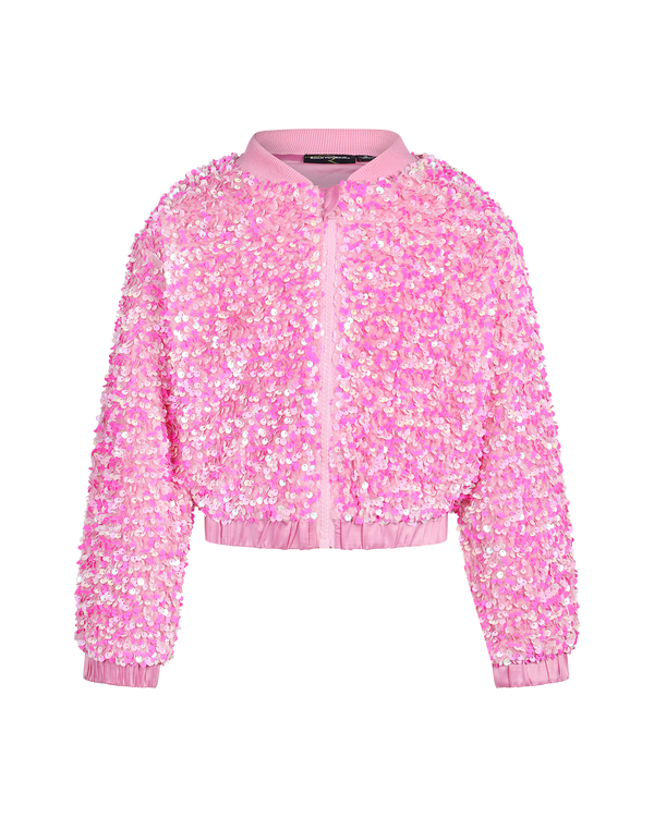 GOOD TIMES GLITZY BOMBER JACKET