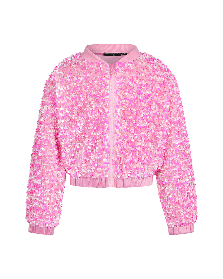 GOOD TIMES GLITZY BOMBER JACKET