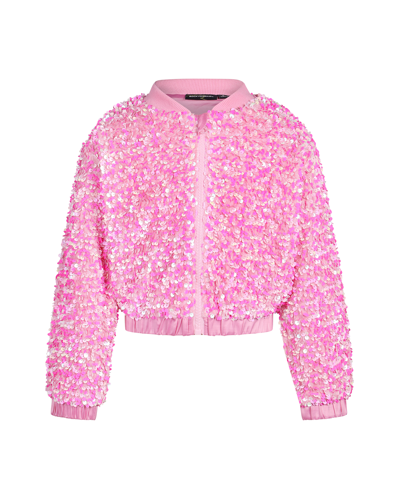 GOOD TIMES GLITZY BOMBER JACKET