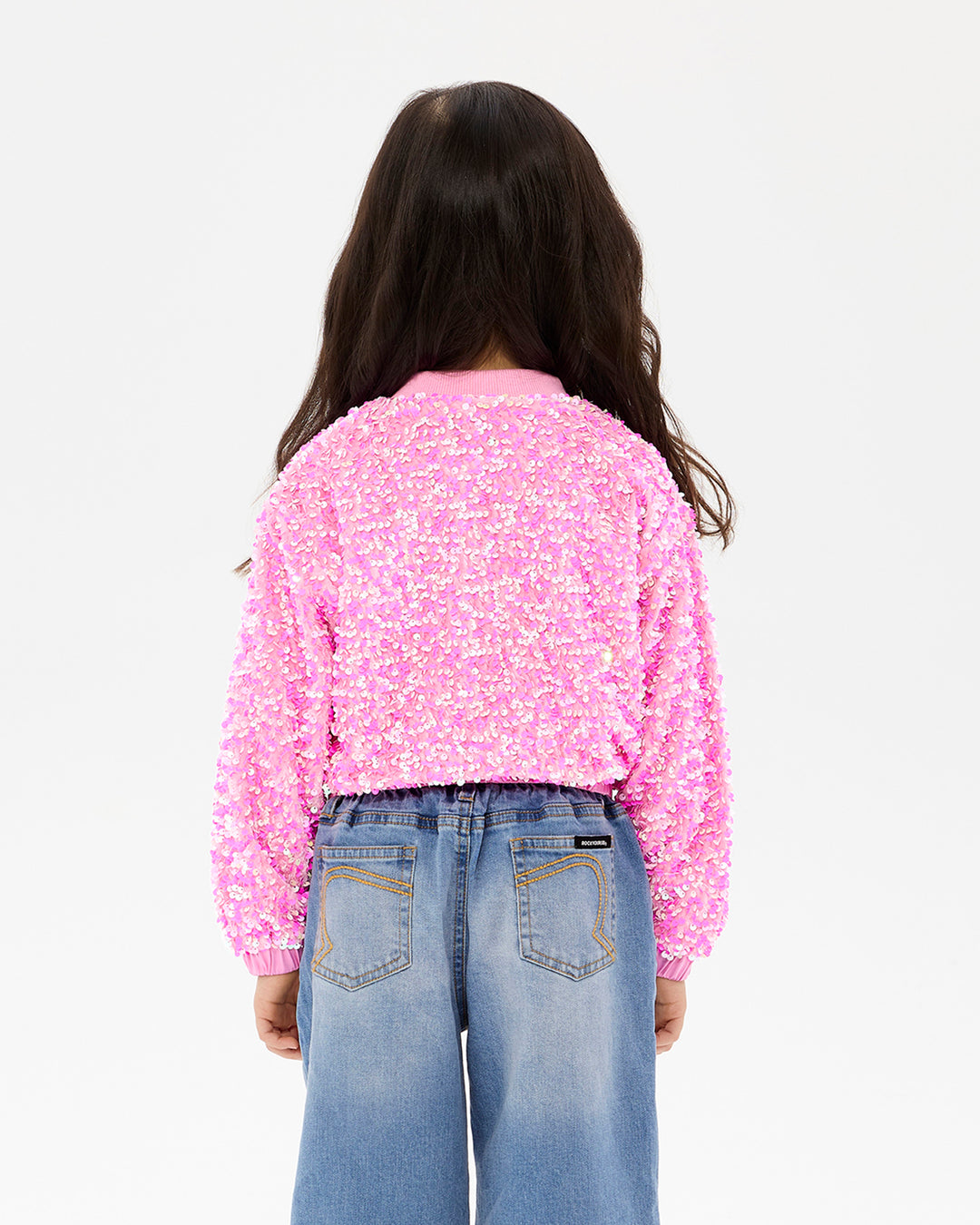 GOOD TIMES GLITZY BOMBER JACKET