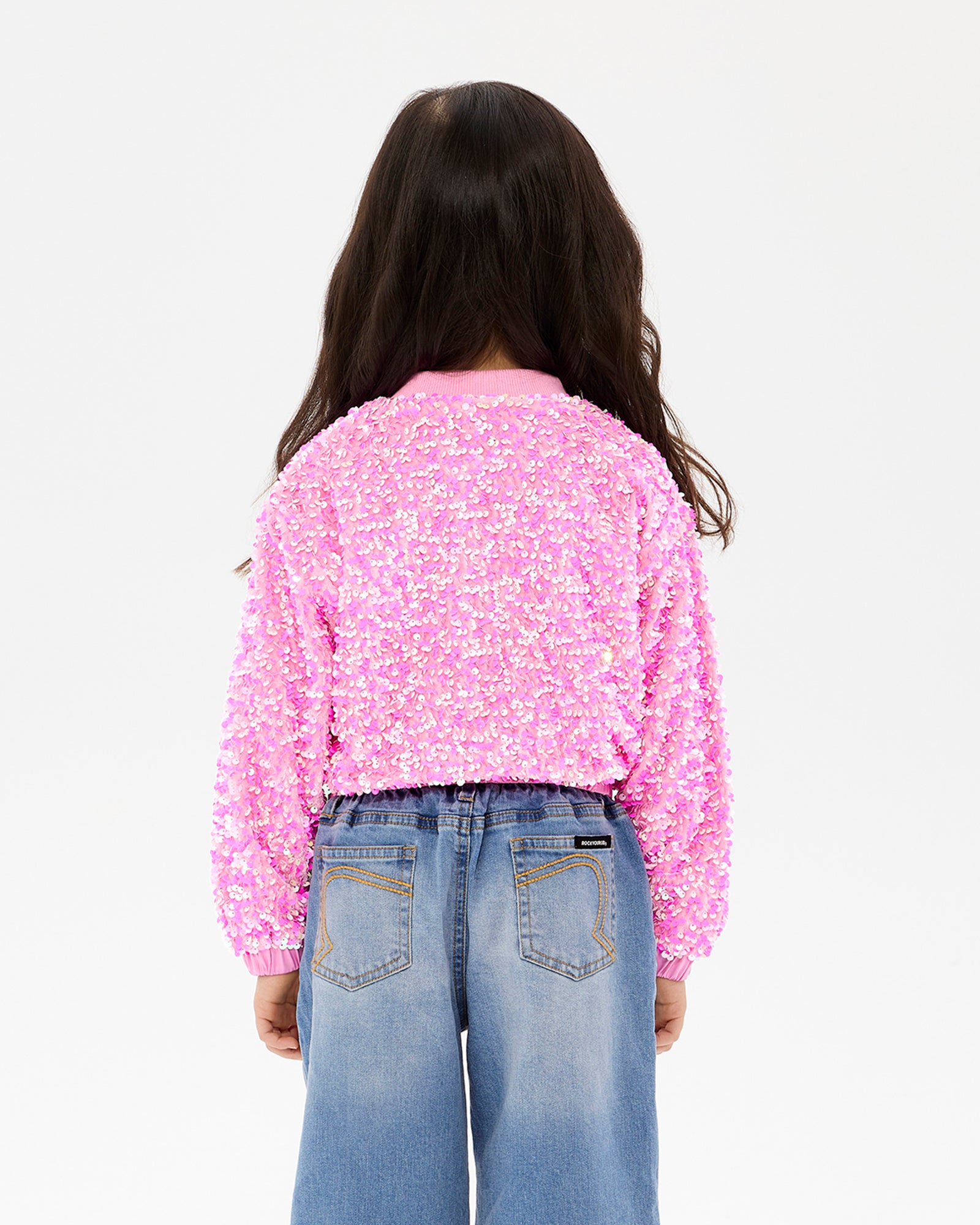 GOOD TIMES GLITZY BOMBER JACKET