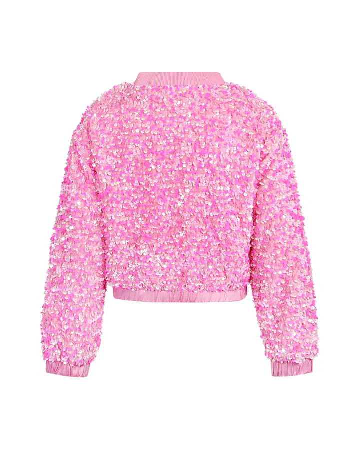 GOOD TIMES GLITZY BOMBER JACKET