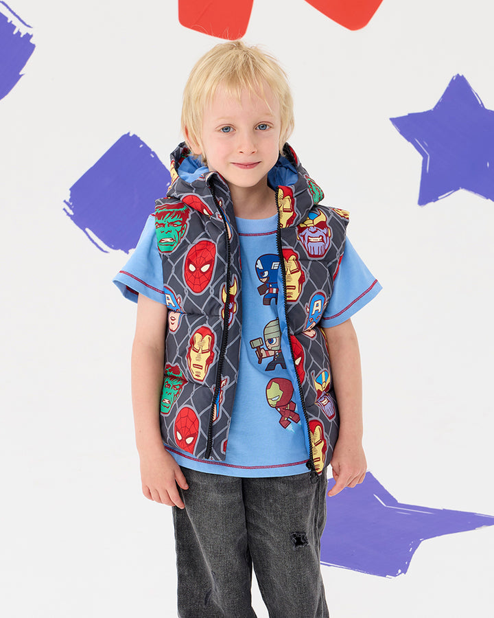 MARVEL HEROES PUFFER VEST
