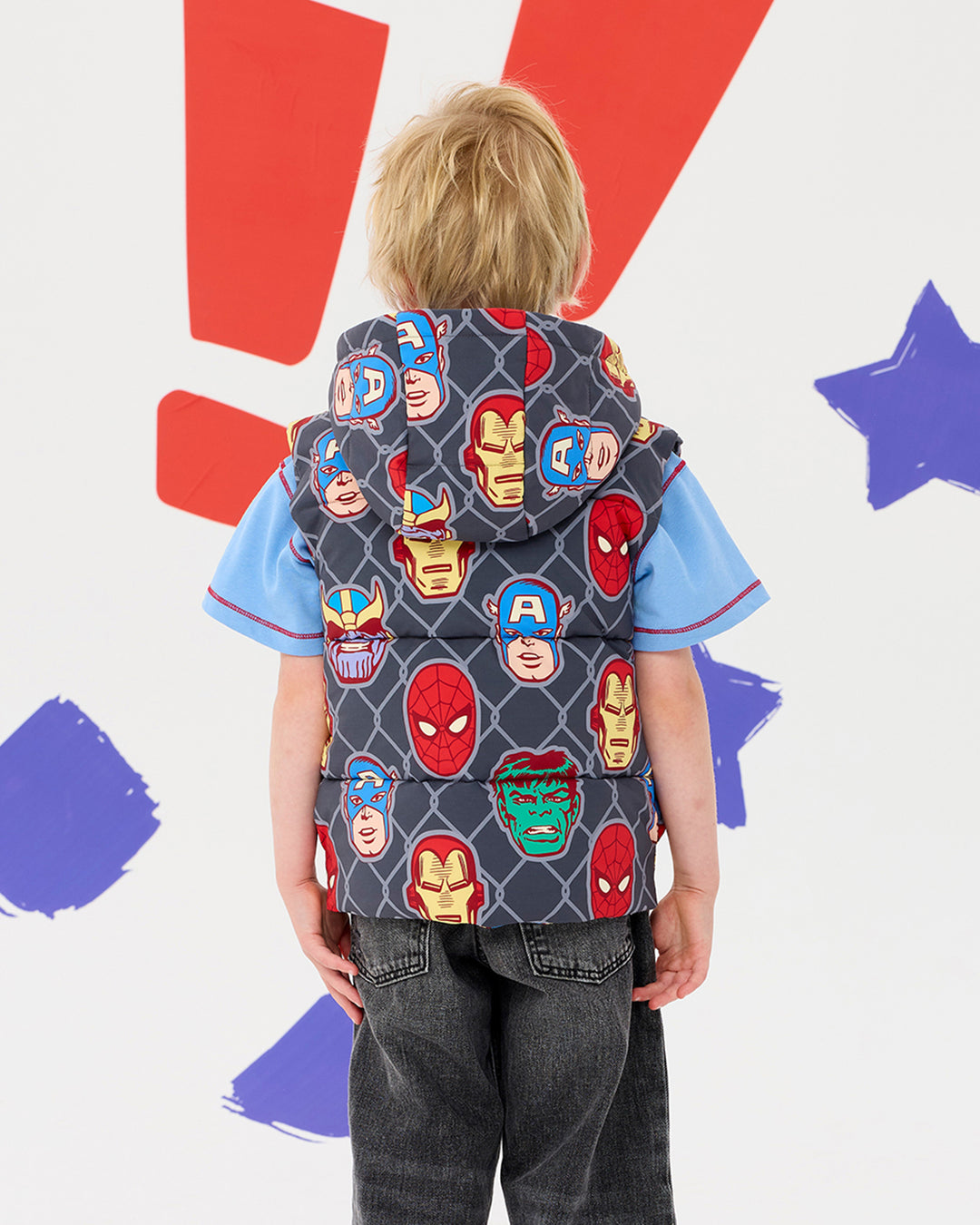 MARVEL HEROES PUFFER VEST