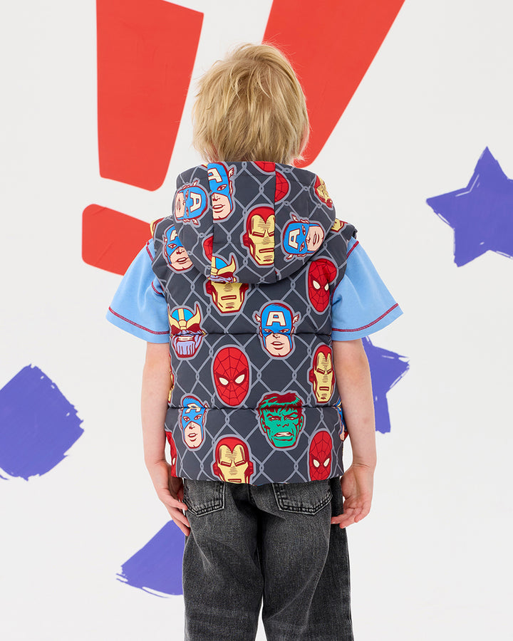 MARVEL HEROES PUFFER VEST