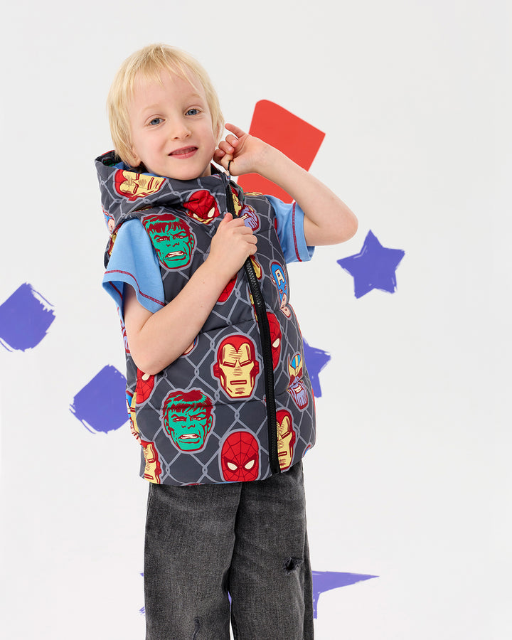 MARVEL HEROES PUFFER VEST