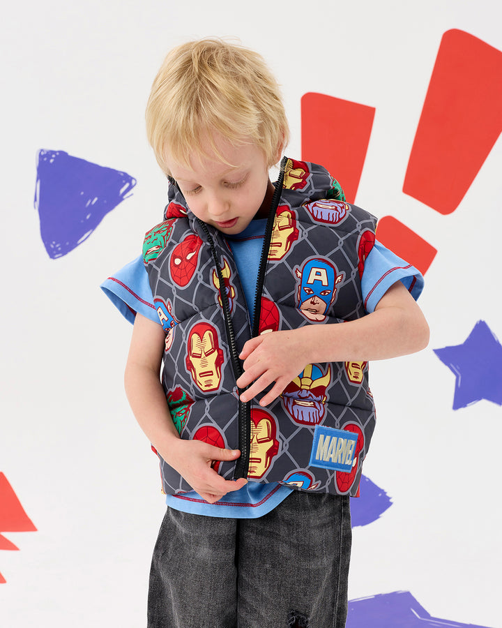 MARVEL HEROES PUFFER VEST
