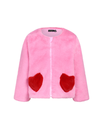HEARTS SWEET FUR JACKET