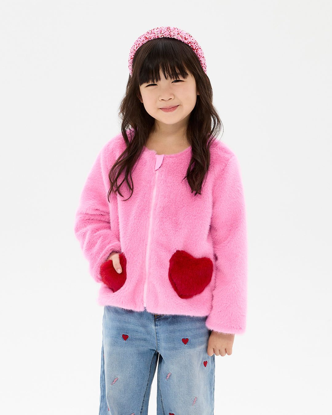 HEARTS SWEET FUR JACKET